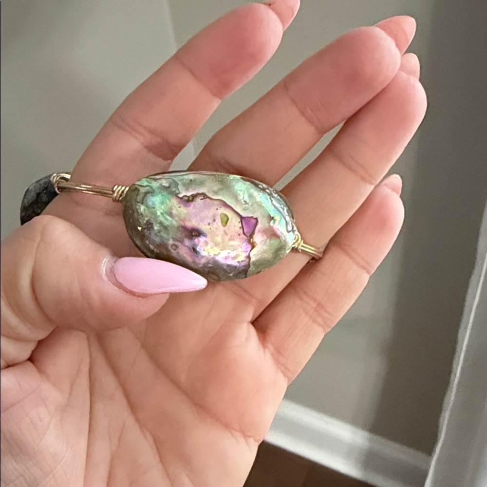 Bourbon and Boweties Abalone - Iridescent Green